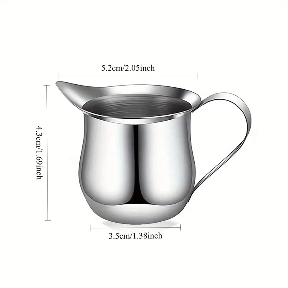 Stainless Steel Milk Frothing Pitcher Cup with Pouring Spout