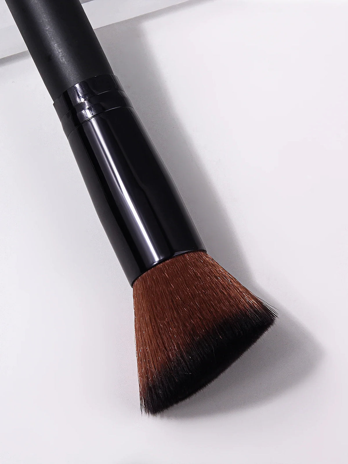 Angled Foundation Brush Set with Powder Puff & Sponge