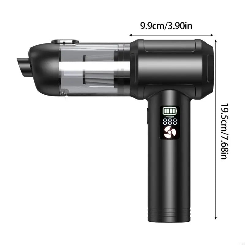Cordless Handheld Vacuum & Air Duster 20000Pa USB-C Mini Vac