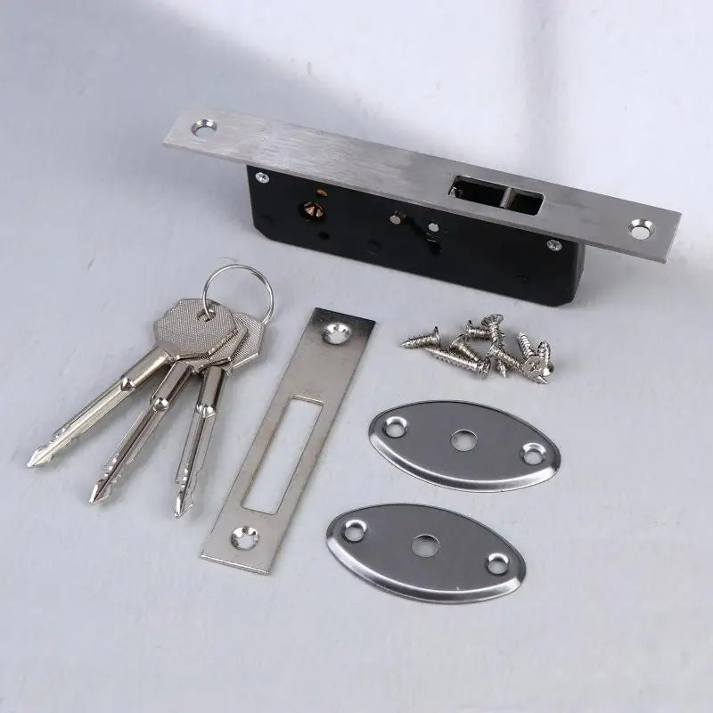 Sliding Door Hook Lock & Window Latch with Keys | Security