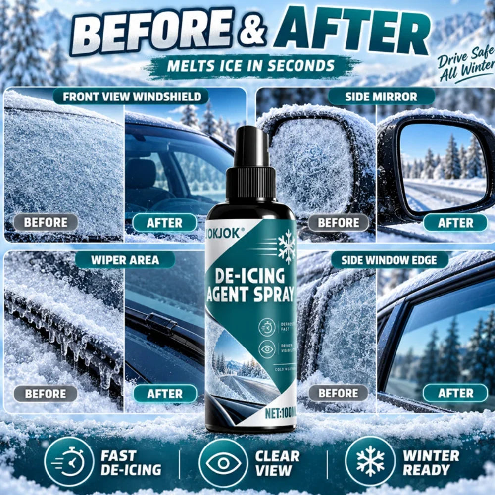 Winter Windshield De-Icer Cover – Anti-Freeze Snow & Ice Guard