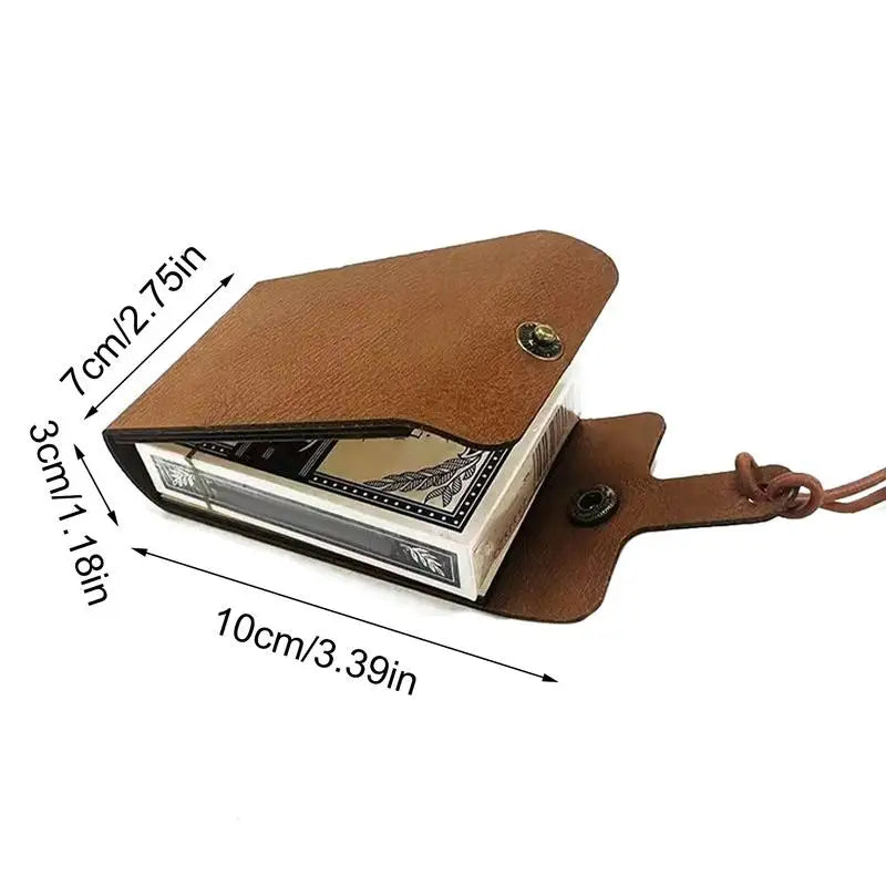 Folding Cribbage Board Game Set – Wooden Board, Cards & Case