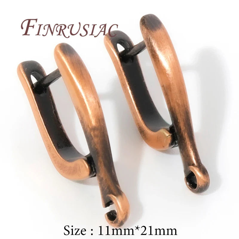 Antique Bronze Brass Earring Clasps – DIY Earwire Findings