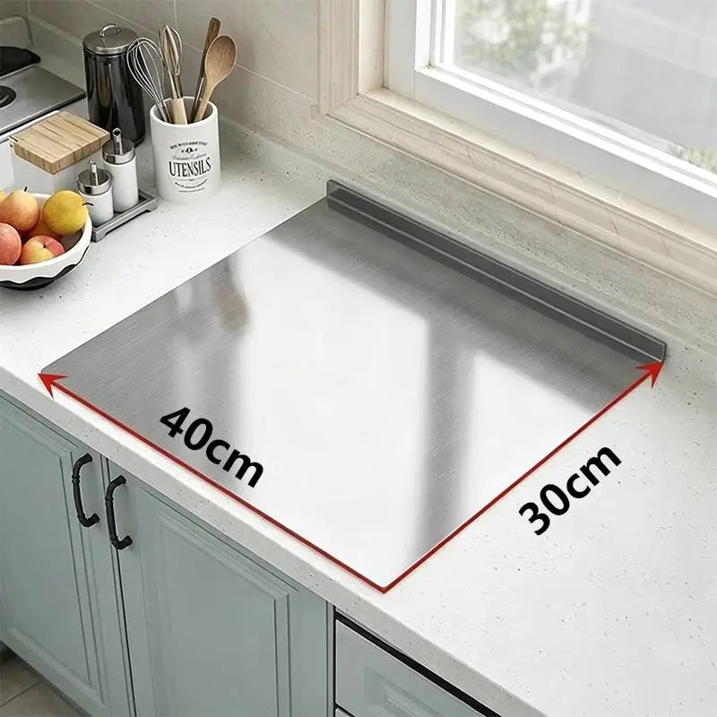 Stainless Steel Non-Slip Dough Kneading & Baking Pastry Board