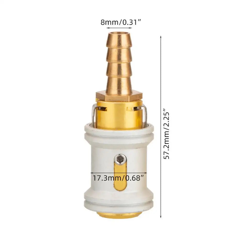 Leak-Proof Brass Tire Inflator Nozzle – Universal Air Chuck