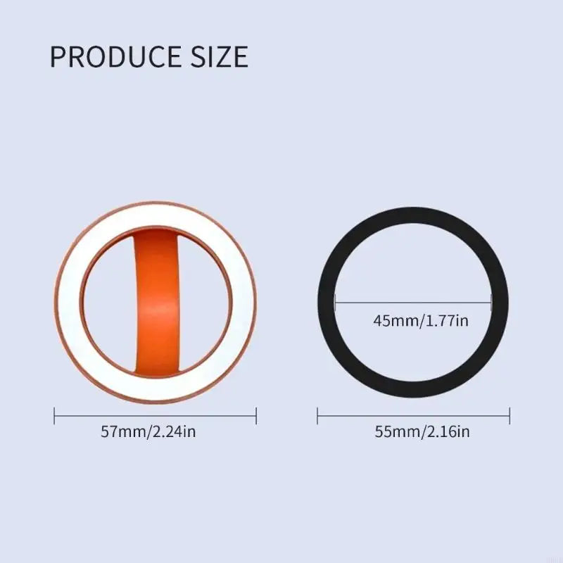 Silicone Phone Ring Holder – 360° Grip & Car Dashboard Mount