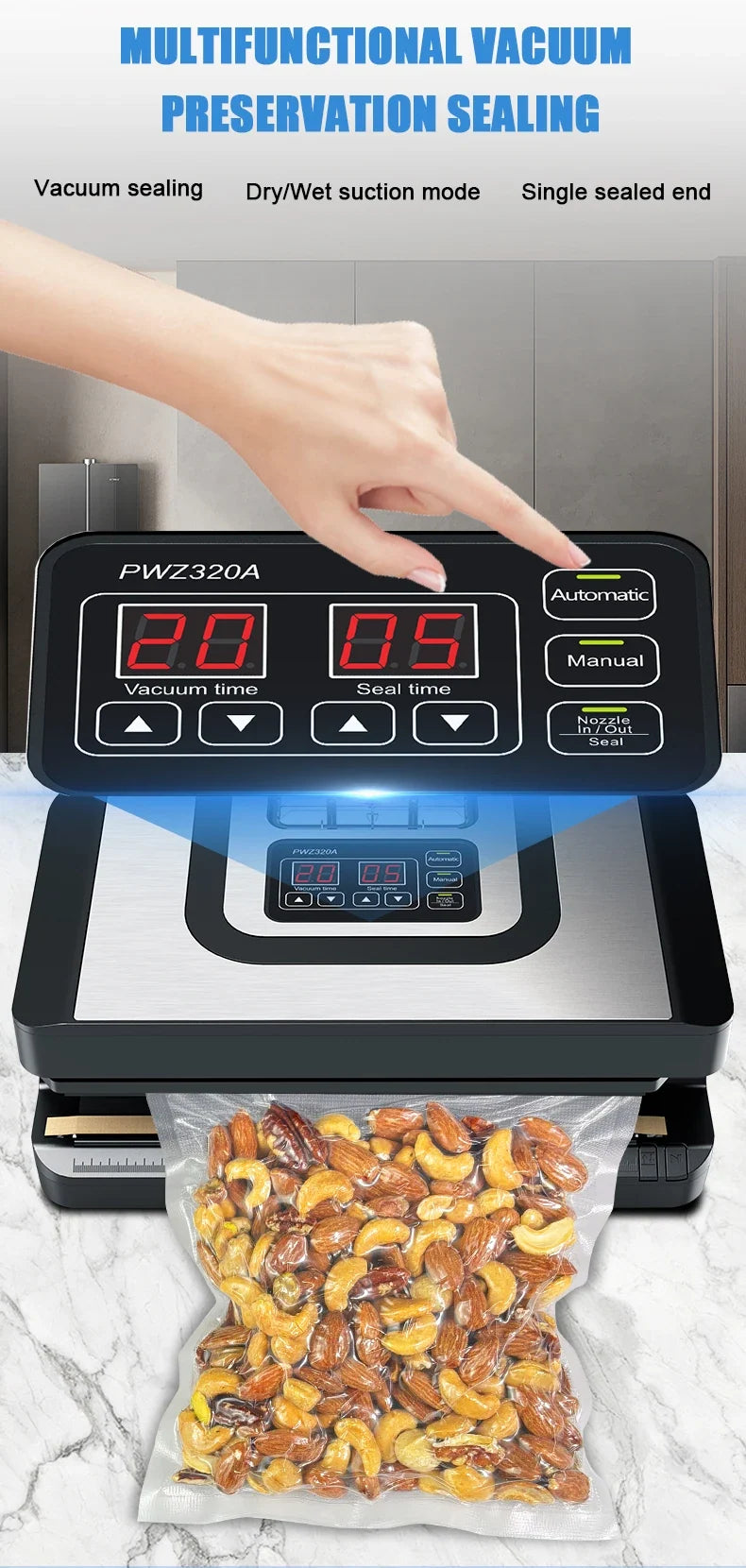 DUTRIEUX Electric Food Vacuum Sealer Machine 32cm 270W