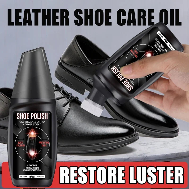 Pro-Grade Leather Shoe Polish & Conditioner – Mirror Shine