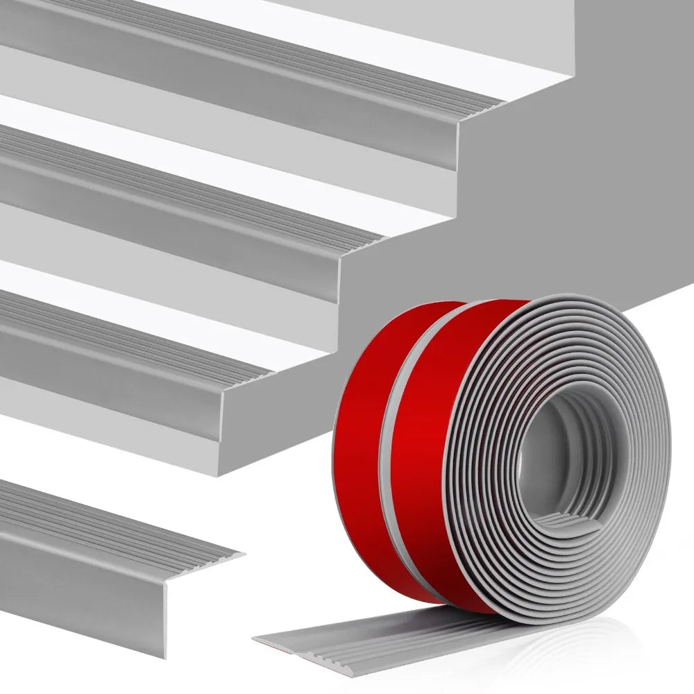 100cm Self-Adhesive Non-Slip Stair Edge Trim | PVC Protector