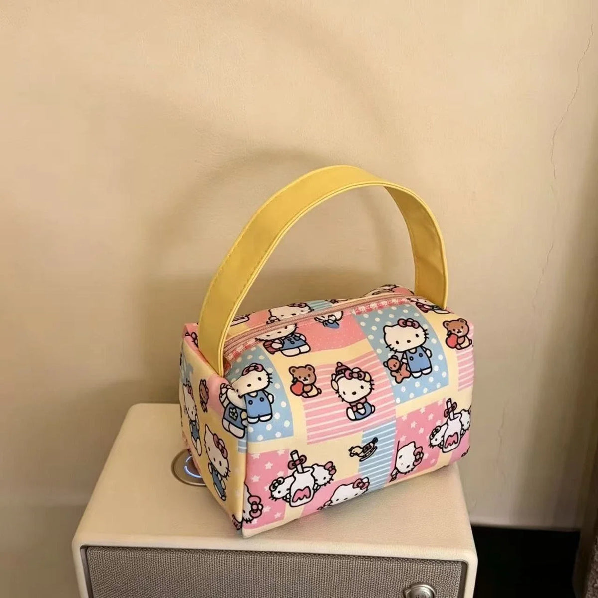Sanrio Hello Kitty Makeup Bag | Kawaii Travel Toiletry Organizer