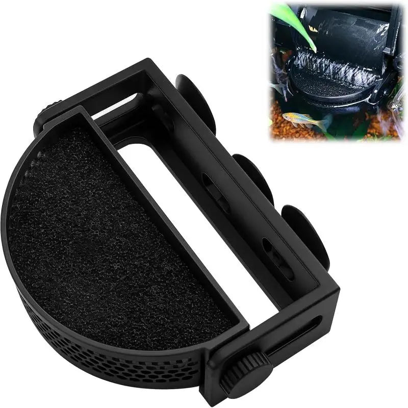 Aquarium Filter Baffle with Suction Cups – Betta & Shrimp Flow Reducer