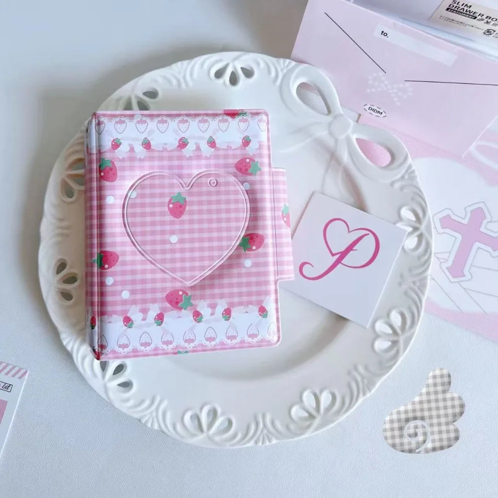 3-Inch Photocard Binder Album 32 Pockets – Cute Kpop Card Holder