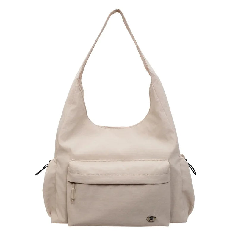 Women's Large Capacity Minimalist Nylon Tote Shoulder Bag