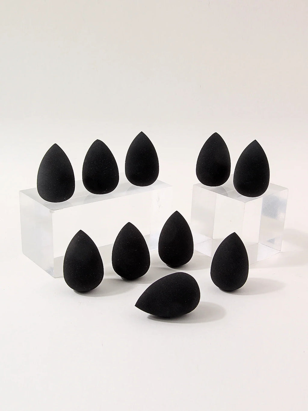 10PCS Mini Makeup Sponges – Wet & Dry Foundation Puffs Set