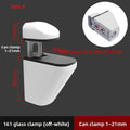Zinc Alloy Adjustable Glass Shelf Clamps 1-22mm Bracket