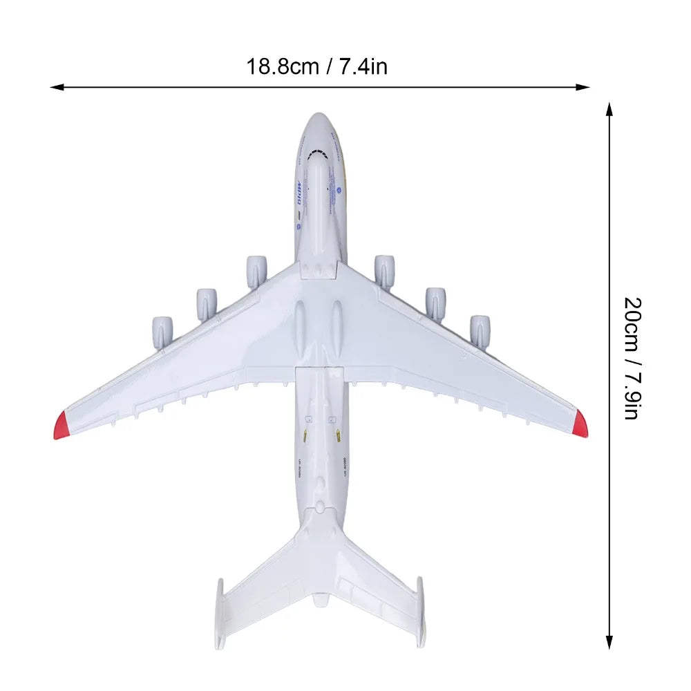 20cm Alloy Diecast Airplane Model – Removable Parts & Display
