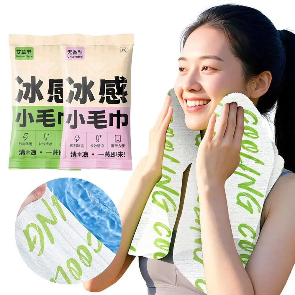 10-Pack Disposable Cooling Towels – Instant Chill Wipes