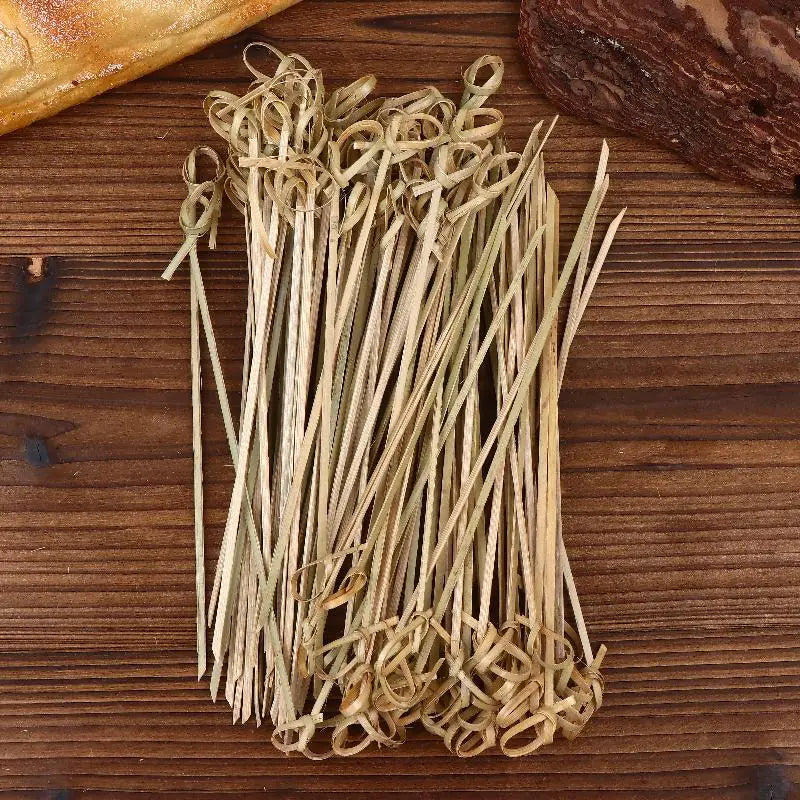 Bamboo Knot Skewers 100/200-Pack – BBQ & Cocktail Picks