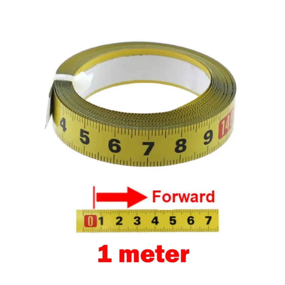 Self-Adhesive Metric Steel Tape Measure 1–5M | Miter Track