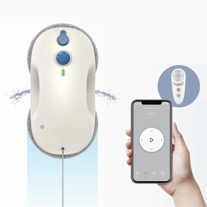 Automatic Window Cleaning Robot WB2 – App Control & Spray