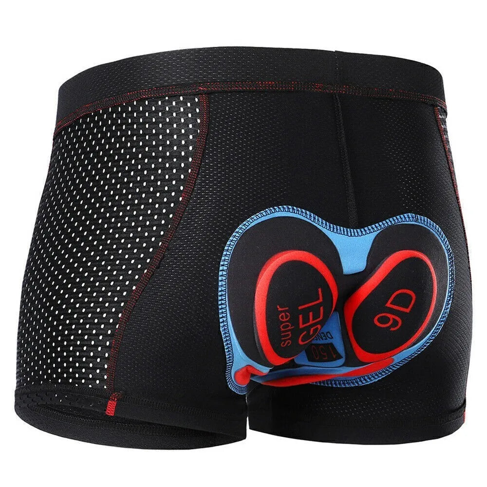 Men's Gel Pad MTB Cycling Shorts – Breathable Bike Underwear