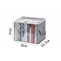 Transparent PVC Book Storage Bags with Handle – 2/3 Pcs