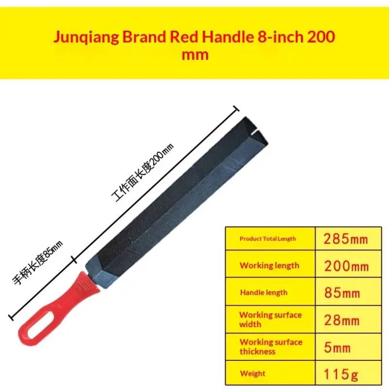 T12 Steel Rhombus File with Non-Slip Handle | Woodworking