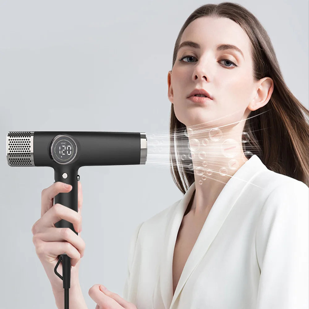 1800W Ionic Hair Dryer 110,000 RPM Brushless Motor & 5 Attachments