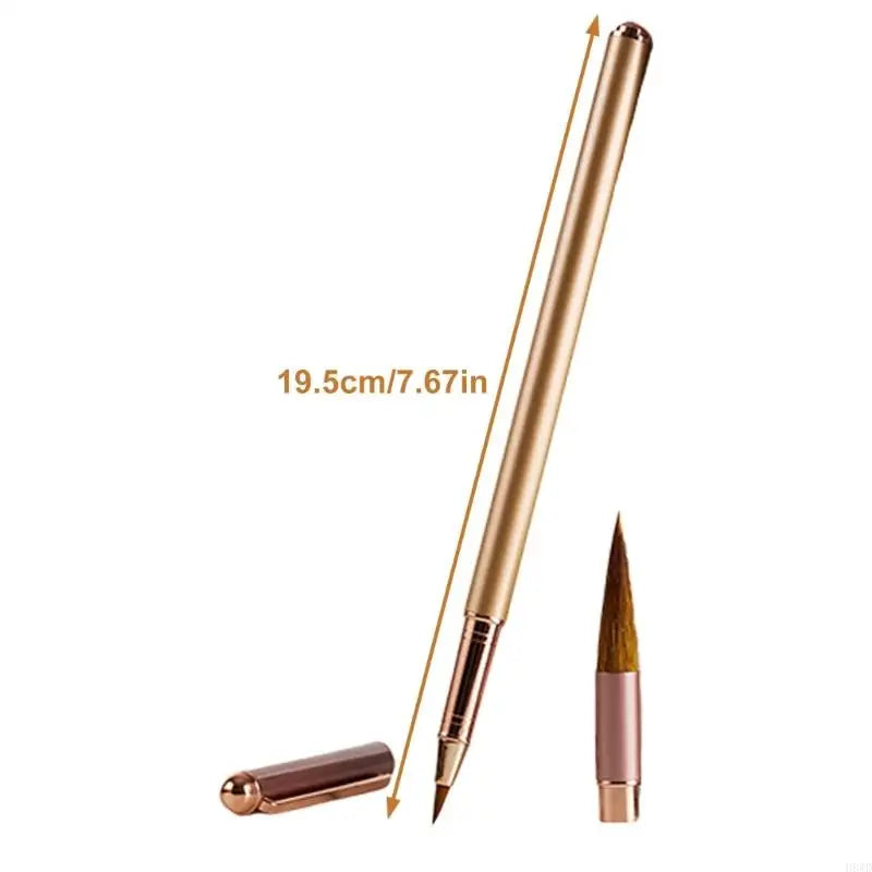 Metal Chinese Brush Pen Set – Ink Converter & 4 Cartridges