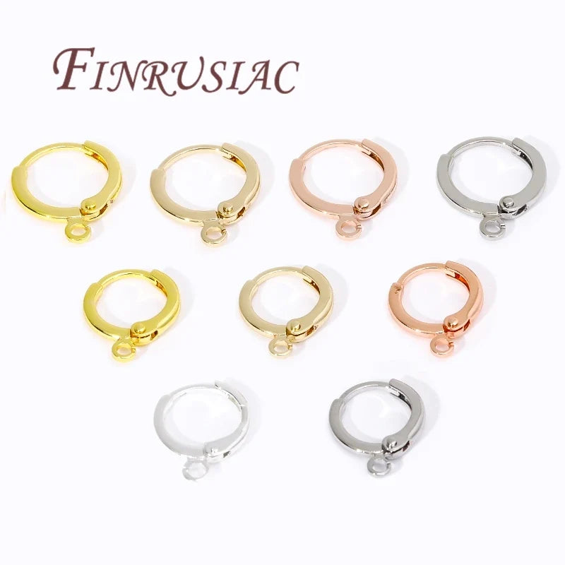 Gold Plated Hypoallergenic Earring Hooks 10pcs – DIY Jewelry