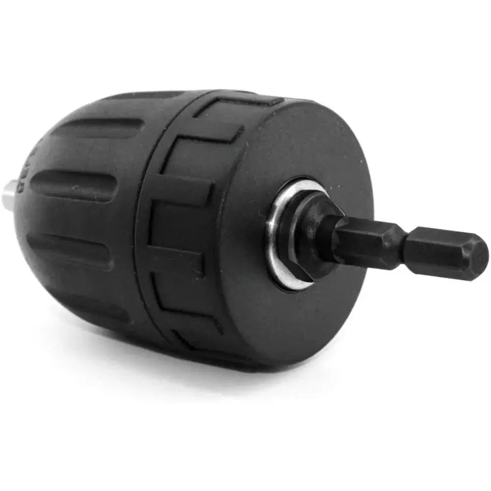 Keyless Drill Chuck 0.8–10mm | 3/8"-24UNF + 1/4" Hex Adapter