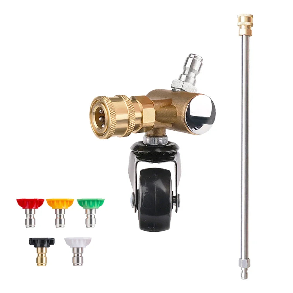 Pressure Washer Quick Connect Swivel Wheel Adapter Set