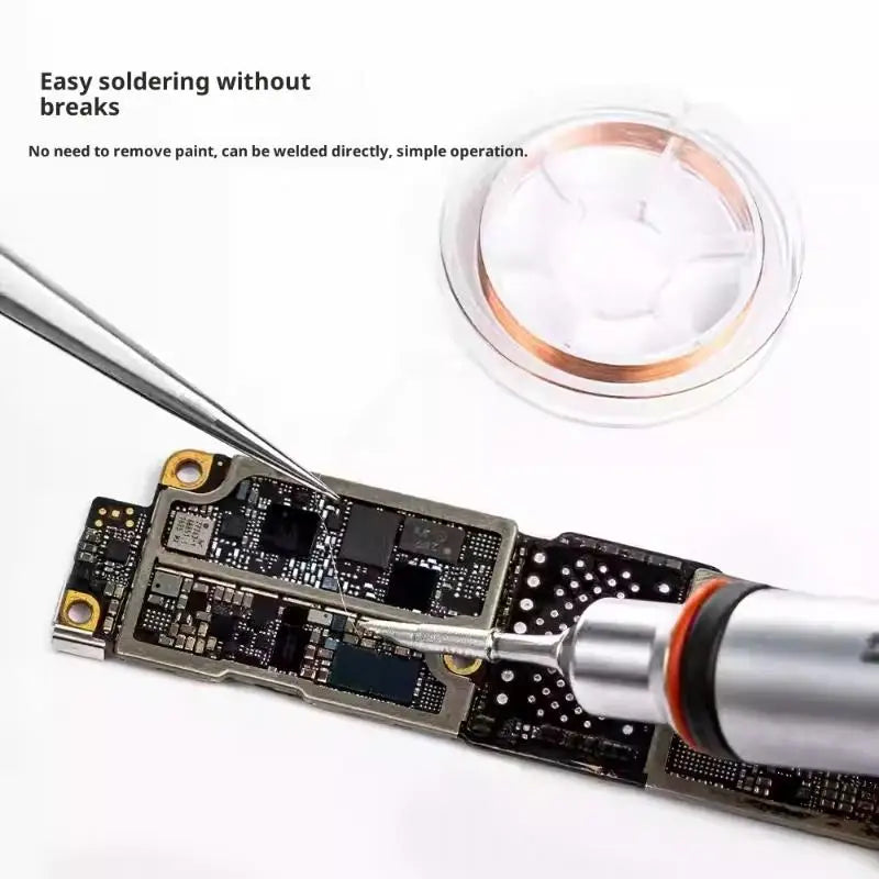 Super Fine Copper Jumper Wire 0.04mm 100m for PCB Repair