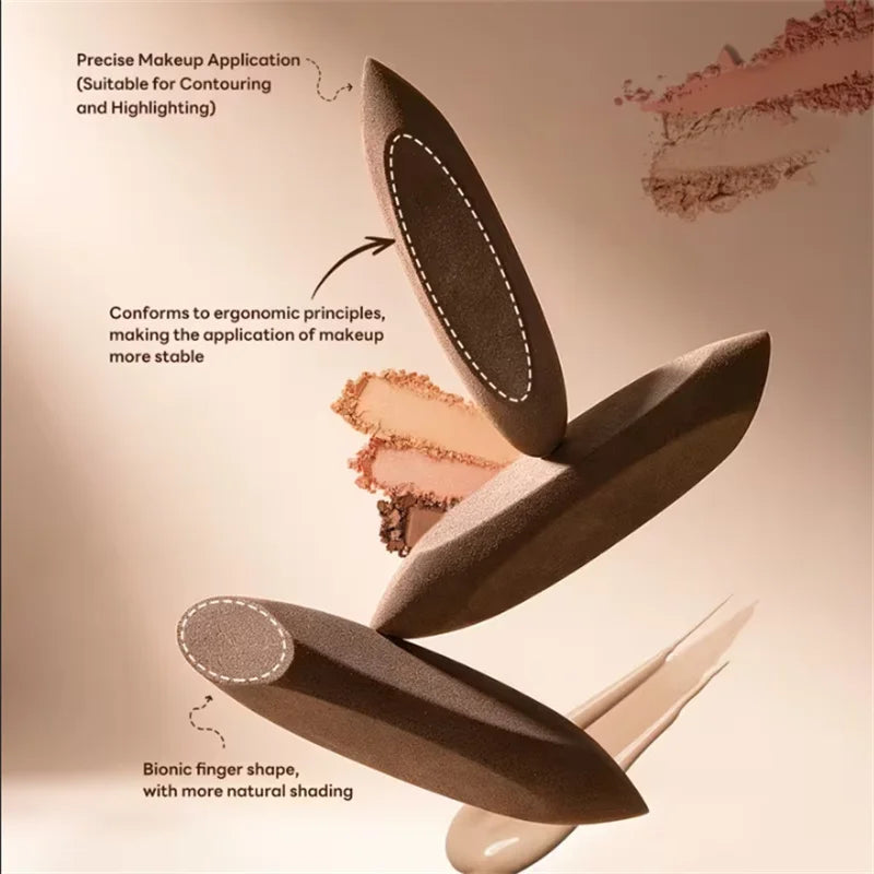 Finger-Like Makeup Sponge Puff – Blend, Contour & Highlight
