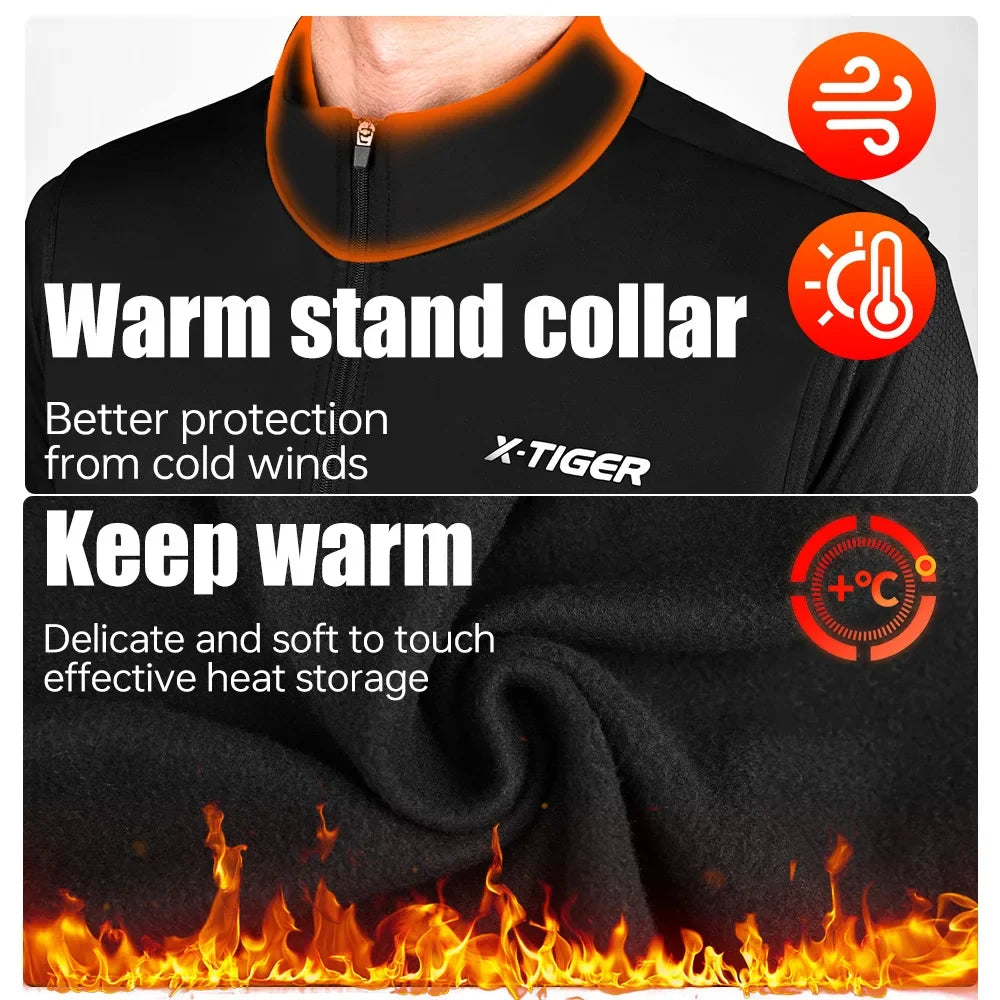 X-TIGER Thermal Windproof Cycling Vest – Reflective Sleeveless
