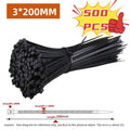 Nylon Cable Zip Ties Self-Locking – 100 or 1000 Pack