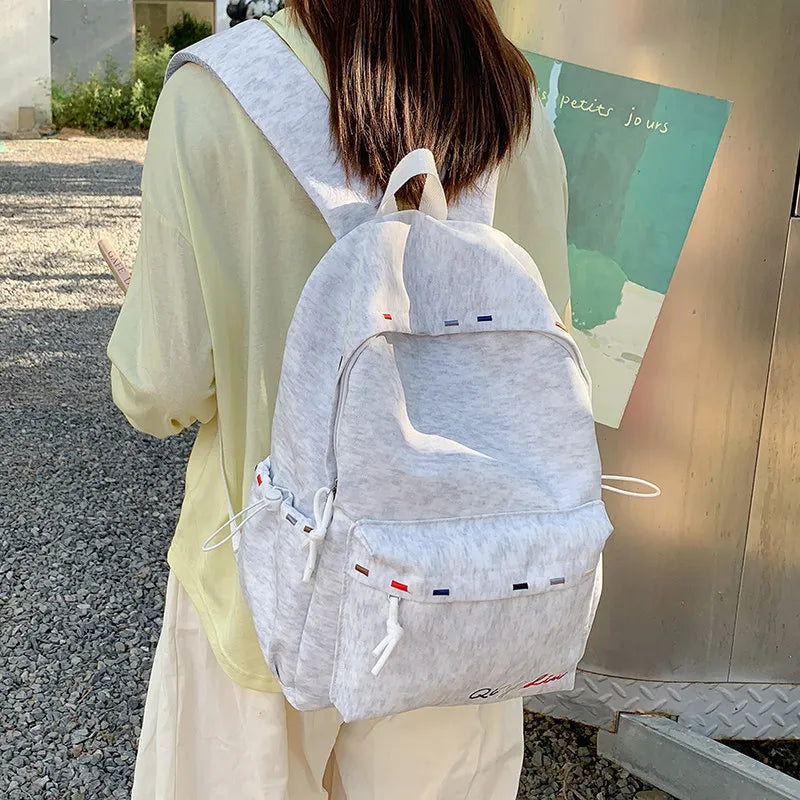 Korean Cartoon Backpack – Large Capacity Women's School Bag