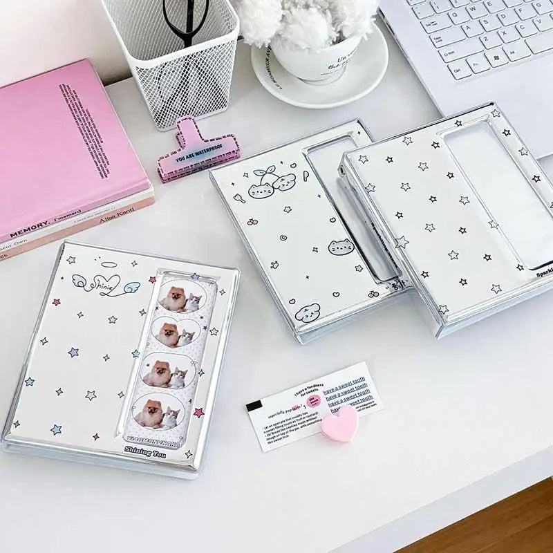 4-Grid Photo Strip & Card Album – Holds 40 Strips & 20 4x6 Photos