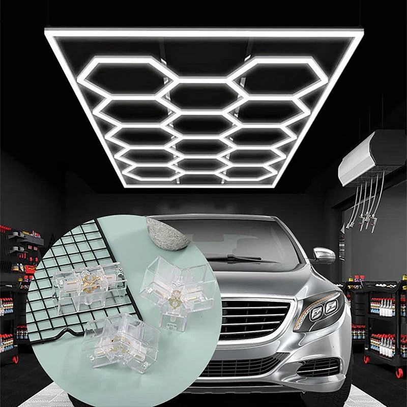 2-Pin V/Y/I LED Connector for Honeycomb Light Tubes 110-240V