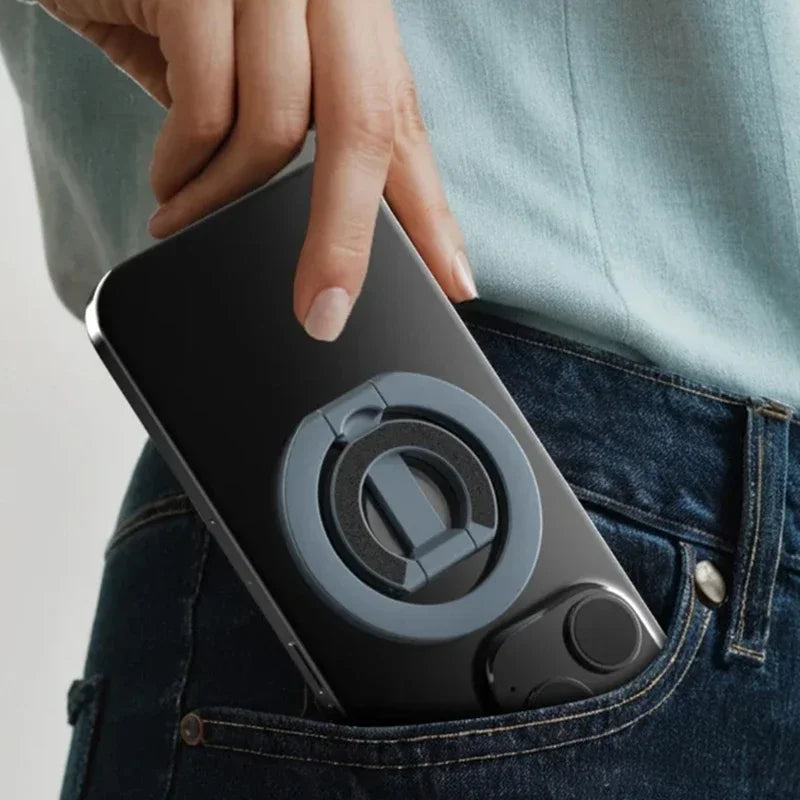 Magnetic Phone Ring Holder MagSafe Kickstand – iPhone & Android