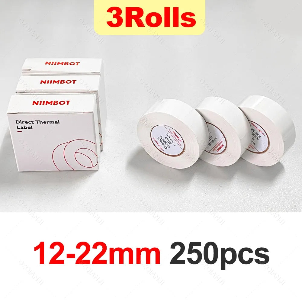 Niimbot Thermal Label Paper Rolls – Waterproof Anti-Oil Stickers