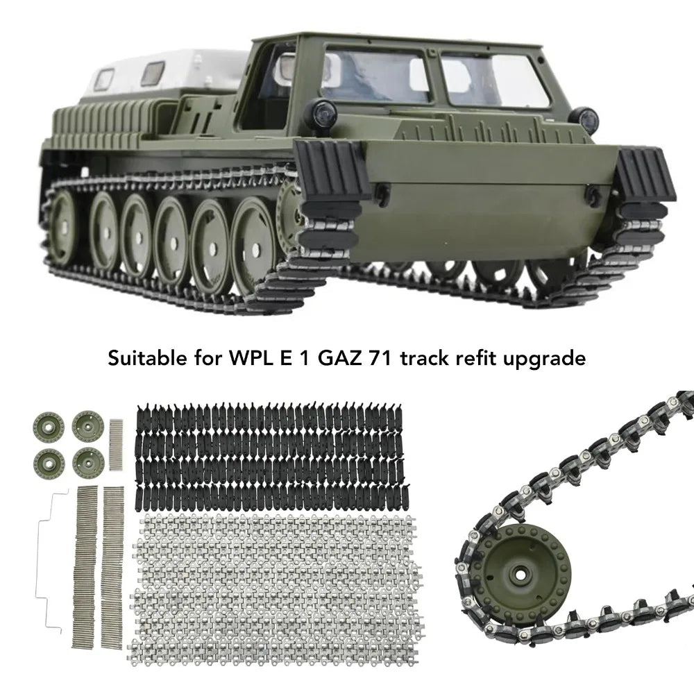 RC Metal Track Kit for WPL E-1 / GAZ-71 Crawler | Full Set