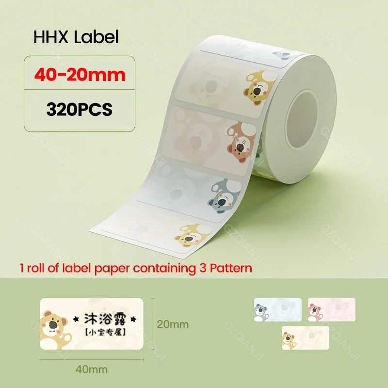 NiiMBOT Thermal Label Paper – Waterproof Self-Adhesive Stickers