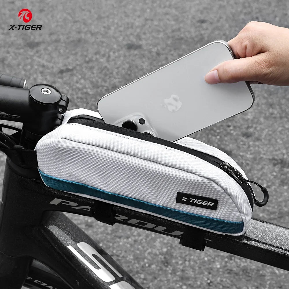 X-Tiger Waterproof Bike Front Tube Bag | MTB & Road Frame Bag