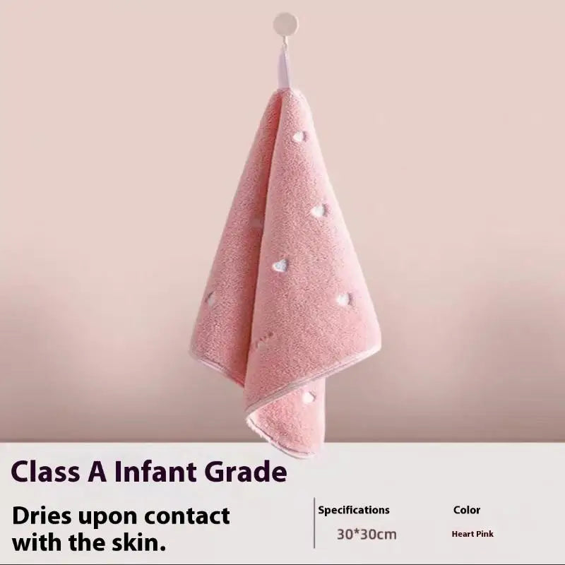 JETTING Embroidered Cotton Hand Towel 30x30cm – Soft & Absorbent