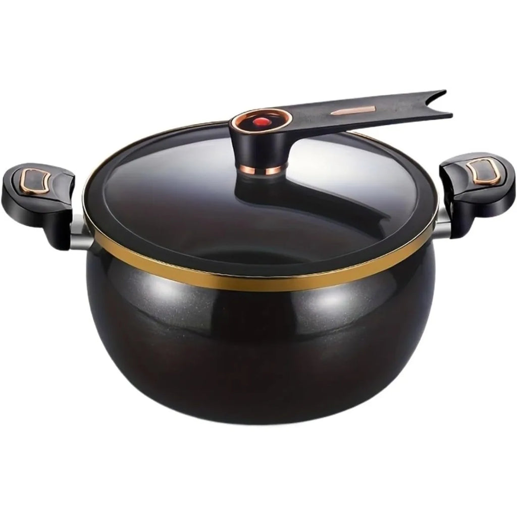 FEB.WIND 8L Cast Iron Ceramic Soup Pot – Gas & Induction