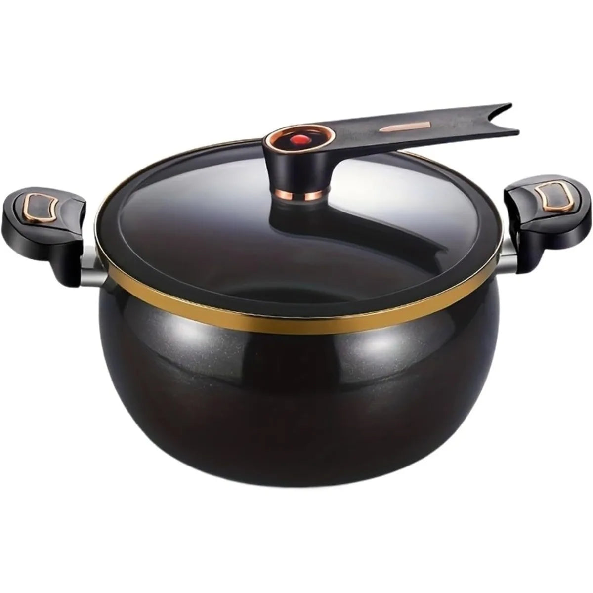 FEB.WIND 8L Cast Iron Ceramic Soup Pot – Gas & Induction