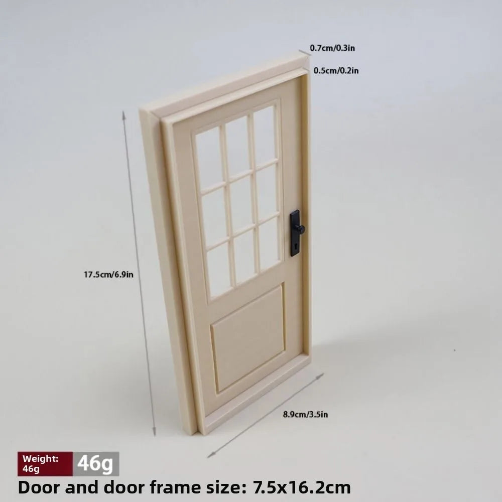 Fairy Cottage Door – Miniature Wood & Plastic Elf Fairy Door