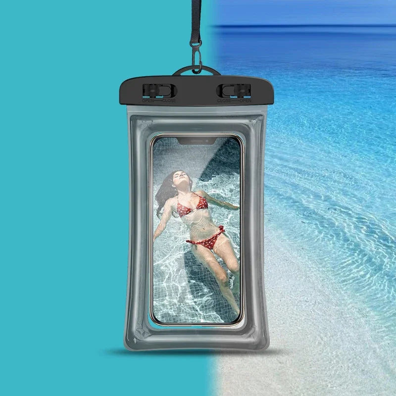 Waterproof Phone Pouch Luminous Dry Bag | Touchscreen
