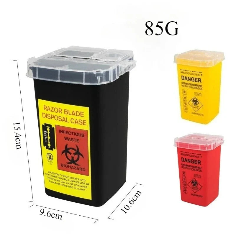 Tattoo Sharps Disposal Container 1L – Needle Waste Bin